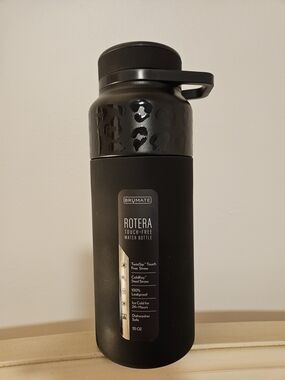 BrüMate Rotera Touch-Free Water Bottle - Black
